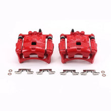 Load image into Gallery viewer, PowerStop Front Red Calipers w/Brackets - Pair fits 2011-2019 Ford Fiesta - Main Product View