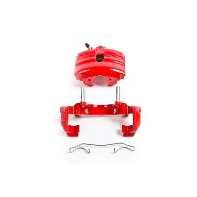 PowerStop Front Red Calipers w/Brackets Pair fits 2006-2013 Audi A3 / 2012-2019 Volkswagen Beetle / 2016-2018 Volkswagen B...