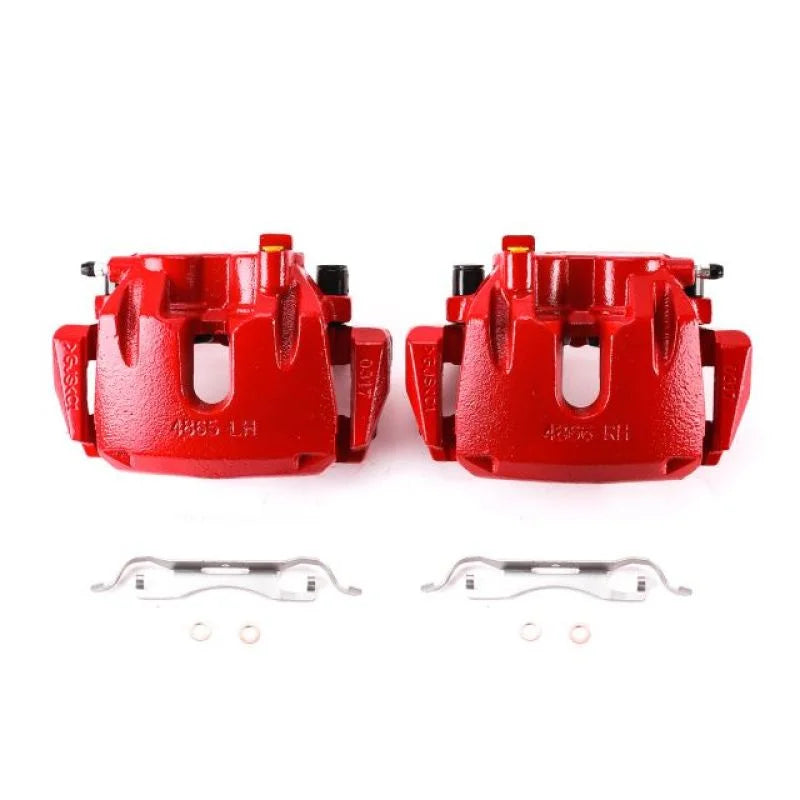 PowerStop Front Red Calipers w/Brackets Pair fits 2011-2017 Dodge DURANGO Citadel / 2011-2013 Dodge DURANGO CREW / 2011 Do...