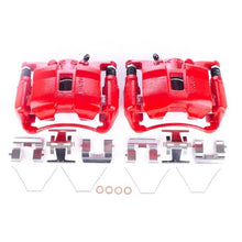 Load image into Gallery viewer, PowerStop Front Red Calipers w/Brackets - Main Product View