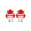 Load image into Gallery viewer, PowerStop Front Red Calipers w/Brackets - Main Product View