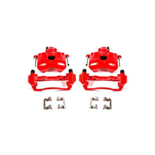 Load image into Gallery viewer, PowerStop Front Red Calipers w/Brackets - Main Product View