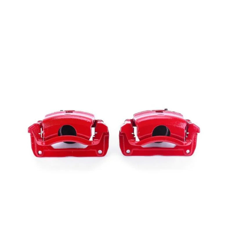 PowerStop Front Red Calipers w/Brackets Pair fits Ford Fusion / 2010-2012 Ford Fusion Hybrid / 2006-2012 Ford Fusion S / 2...