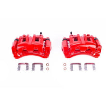 Load image into Gallery viewer, PowerStop Front Red Calipers w/Brackets - Main Product View