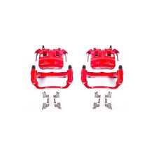 Load image into Gallery viewer, PowerStop Front Red Calipers w/Brackets - Main Product View