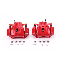 Load image into Gallery viewer, PowerStop Front Red Calipers w/Brackets - Main Product View