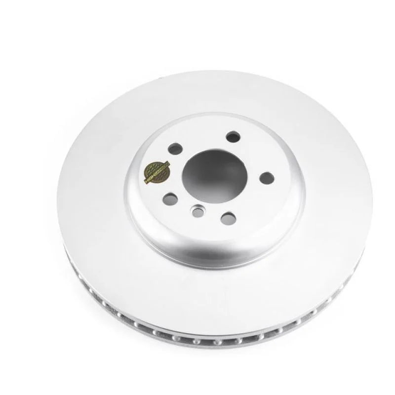 PowerStop Front Right Evolution High Carbon Geomet Coated Rotor fits BMW 550I / 2010-2015 BMW 550I GT / 2010-2017 BMW 550I...