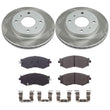 Load image into Gallery viewer, PowerStop Front Semi-Coated Rotor Kit fits 1991-1996 Infiniti G20 / 1994-1996 Infiniti G20 T / 1991-1992 Nissan 240SX LE /...