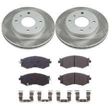 Load image into Gallery viewer, PowerStop Front Semi-Coated Rotor Kit fits 1991-1996 Infiniti G20 / 1994-1996 Infiniti G20 T / 1991-1992 Nissan 240SX LE /...
