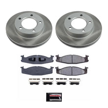 Load image into Gallery viewer, PowerStop Front Semi-Coated Rotor Kit fits 1994-1996 Ford Bronco / F-150