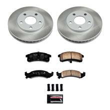 Load image into Gallery viewer, PowerStop Front Semi-Coated Rotor Kit fits 1994-1999 Buick LeSabre Custom / 1994-1996 Buick Park Avenue / 1995 1996 Buick ...