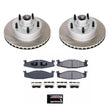 Load image into Gallery viewer, PowerStop Front Semi-Coated Rotor Kit fits 1994-2001 Ford E-150 Econoline / F-150