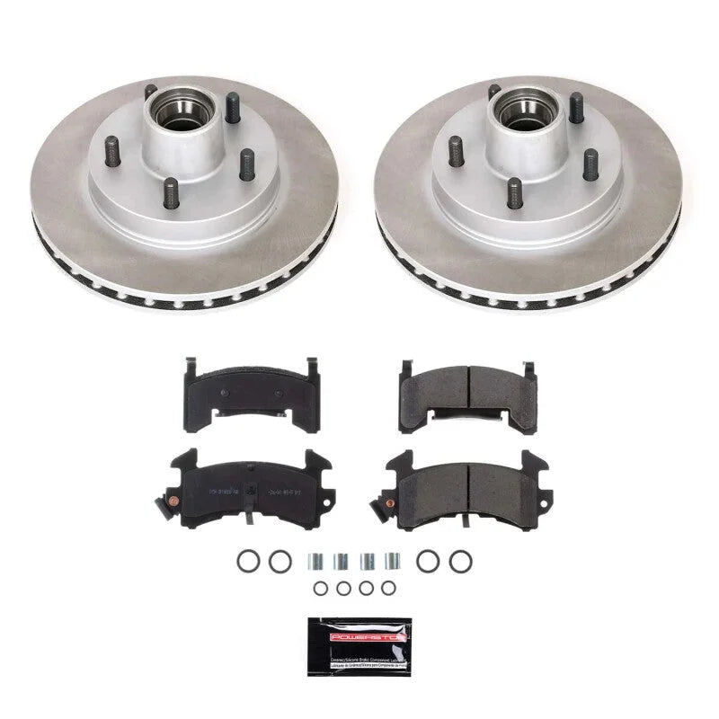 PowerStop Front Semi-Coated Rotor Kit fits 1995-1997 Chevrolet Blazer / 1996 1997 Chevrolet Blazer LS / 1994-2003 Chevrole...