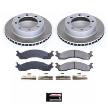 Load image into Gallery viewer, PowerStop Front Semi-Coated Rotor Kit fits 1995-1999 Ford F-250 / 1997 Ford F-250 Hd / 1995-1997 Ford F-350