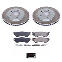 Load image into Gallery viewer, PowerStop Front Semi-Coated Rotor Kit fits 1997-2002 Ford Expedition Eddie Bauer / 1998-2002 Lincoln Navigator