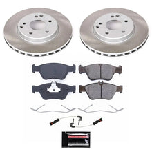 Load image into Gallery viewer, PowerStop Front Semi-Coated Rotor Kit fits 1999-2000 Mercedes-Benz C230 / 1996-2000 Mercedes-Benz C280 / 1996-1997 Mercede...