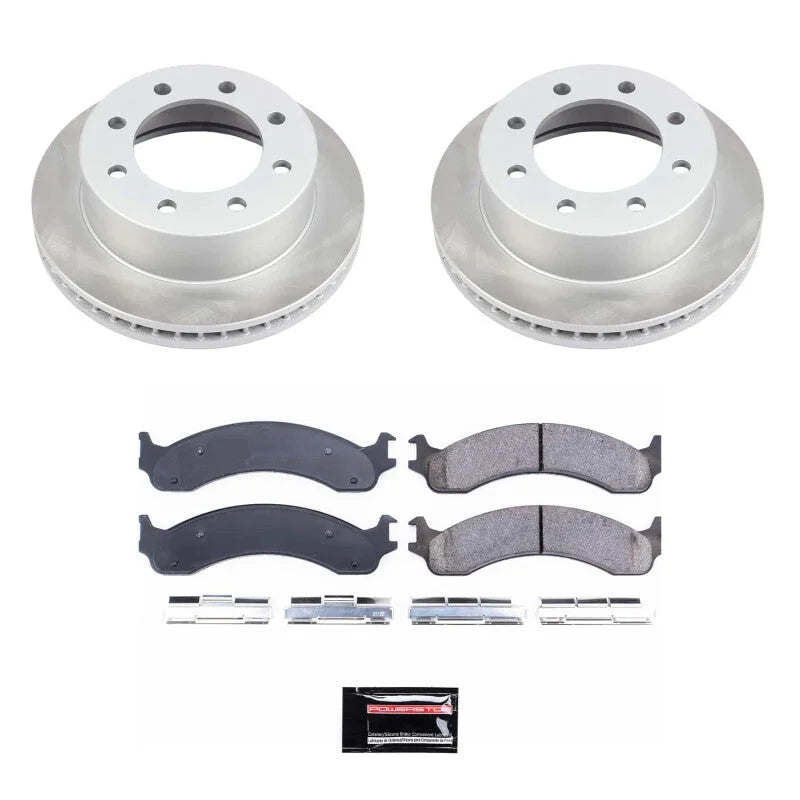 PowerStop Front Semi-Coated Rotor Kit fits 2000-2002 Dodge Ram 2500 / 2000-2002 Dodge Ram 3500
