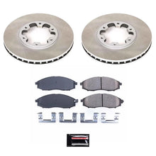 Load image into Gallery viewer, PowerStop Front Semi-Coated Rotor Kit fits 2000-2004 Nissan Frontier / Xterra