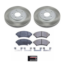 Load image into Gallery viewer, PowerStop Front Semi-Coated Rotor Kit fits 2000-2005 Buick LeSabre Custom / 1997-2005 Buick Park Avenue / 1997-1999 Buick ...
