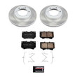 Load image into Gallery viewer, PowerStop Front Semi-Coated Rotor Kit fits 2001-2002 Toyota Sequoia LIMITED / 2000-2002 Toyota Tundra