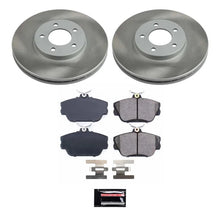 Load image into Gallery viewer, PowerStop Front Semi-Coated Rotor Kit fits 2001-2004 Ford Taurus LX / 2001-2007 Ford Taurus SE / 1996-1999 Ford Taurus SHO...