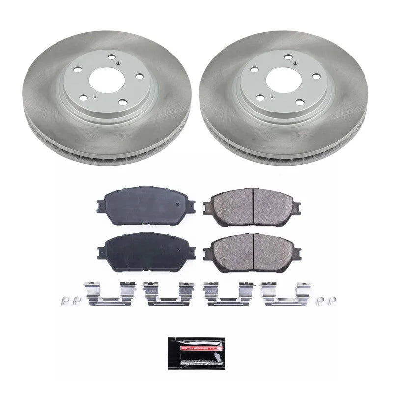 PowerStop Front Semi-Coated Rotor Kit fits 2002-2003 Lexus ES300 / 2004-2006 Lexus ES330