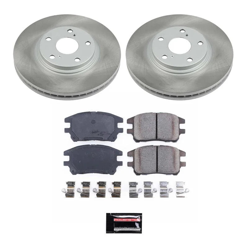 PowerStop Front Semi-Coated Rotor Kit fits 2002-2003 Lexus RX300