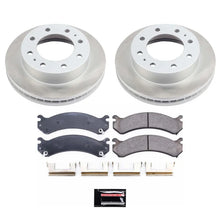 Load image into Gallery viewer, PowerStop Front Semi-Coated Rotor Kit fits 2002-2004 Chevrolet Avalanche 2500 / 2003-2020 Chevrolet Express 3500 / 2001-20...