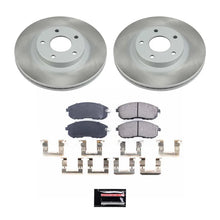 Load image into Gallery viewer, PowerStop Front Semi-Coated Rotor Kit fits 2002-2004 Infiniti I35 / 2002-2004 2006 Nissan Altima / 2002-2006 Nissan Altima...