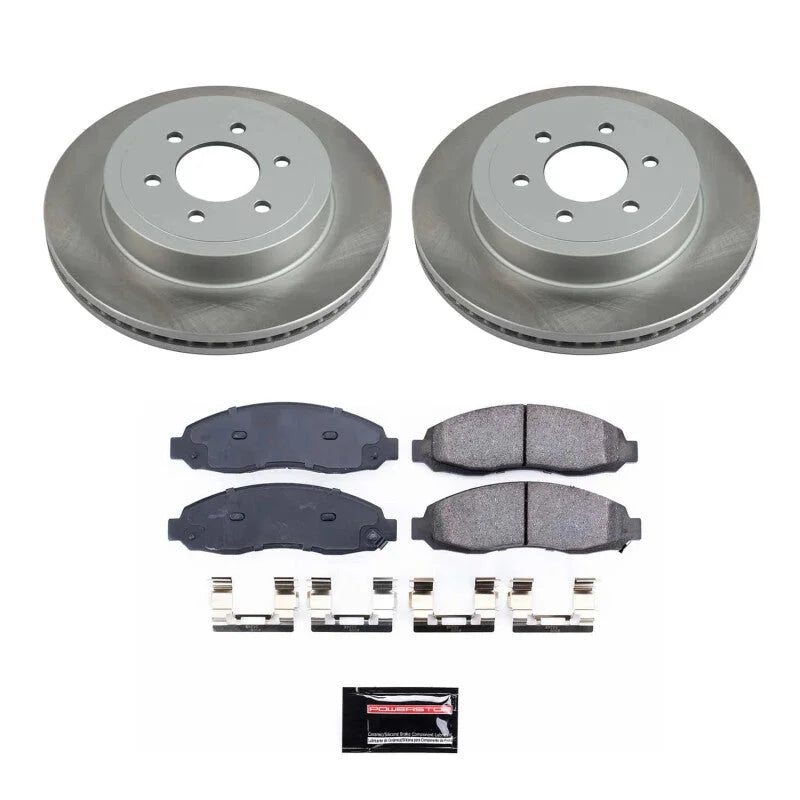 PowerStop Front Semi-Coated Rotor Kit fits 2003-2004 Dodge Dakota