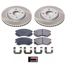 Load image into Gallery viewer, PowerStop Front Semi-Coated Rotor Kit fits 2003-2004 Hyundai Sonata / 2004-2005 Hyundai Sonata GL / 2003-2005 Hyundai Sona...