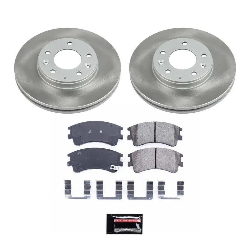 PowerStop Front Semi-Coated Rotor Kit fits 2003-2005 Mazda 6 I