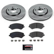 Load image into Gallery viewer, PowerStop Front Semi-Coated Rotor Kit fits 2003-2007 Chrysler Town &amp; / 2001 2002 Chrysler Voyager / 2001-2003 Chrysler Voy...
