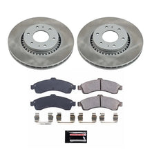 Load image into Gallery viewer, PowerStop Front Semi-Coated Rotor Kit fits 2004 2005 Buick Rainier Cxl / 2003-2006 Chevrolet SSR / 2002-2005 Chevrolet Tra...