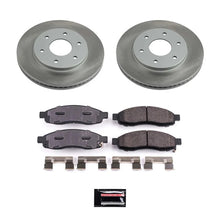 Load image into Gallery viewer, PowerStop Front Semi-Coated Rotor Kit fits 2004-2005 Infiniti QX56 / 2005 Nissan Armada LE / 2004 Nissan Pathfinder Armada...