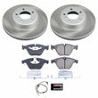 Load image into Gallery viewer, PowerStop Front Semi-Coated Rotor Kit fits 2004-2006 BMW 525I / 2006-2007 BMW 525XI / 2008-2010 BMW 528I / 2009-2010 BMW 5...