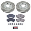 Load image into Gallery viewer, PowerStop Front Semi-Coated Rotor Kit fits 2004-2008 2010-2011 Mitsubishi Endeavor