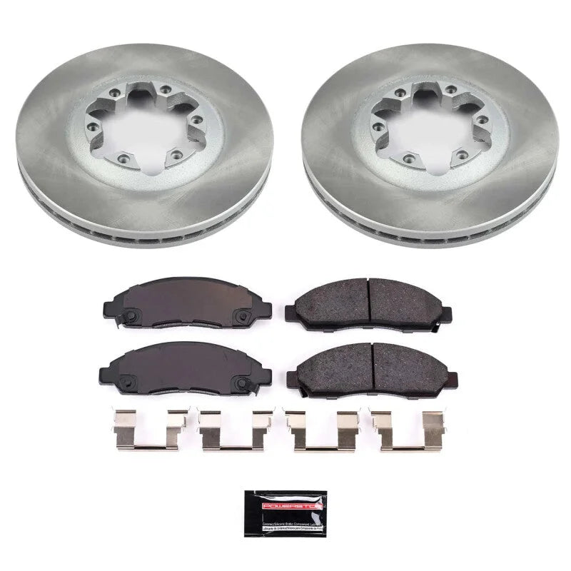 PowerStop Front Semi-Coated Rotor Kit fits 2004-2008 Chevrolet Colorado / 2004-2008 GMC Canyon / 2006 Isuzu i-280 / 2007 2...
