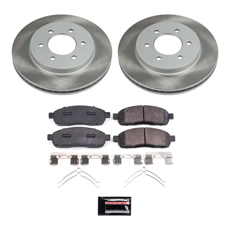 PowerStop Front Semi-Coated Rotor Kit fits 2004-2008 Ford F-150 / 2006-2008 Lincoln Mark LT