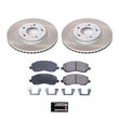 Load image into Gallery viewer, PowerStop Front Semi-Coated Rotor Kit fits 2004-2012 Mitsubishi Eclipse / Galant