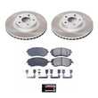 Load image into Gallery viewer, PowerStop Front Semi-Coated Rotor Kit fits 2005 2006 Saab 9-2x / 2006-2010 Subaru Impreza 2.5I / 2002-2010 Subaru Impreza ...