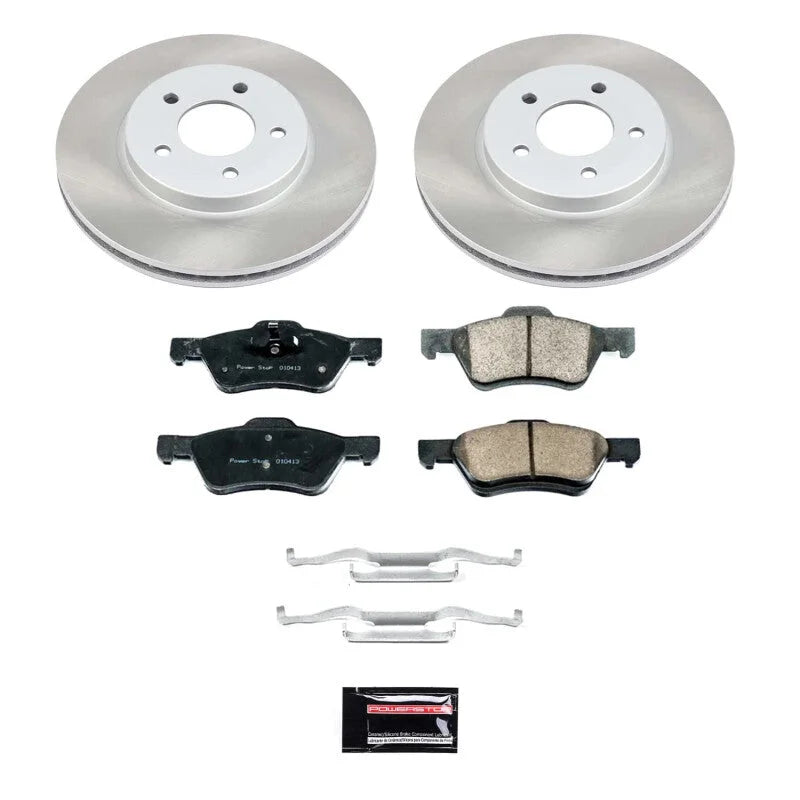 PowerStop Front Semi-Coated Rotor Kit fits 2005-2007 Ford Escape Hybrid / 2005-2010 Ford Escape LIMITED / 2005 Ford Escape...
