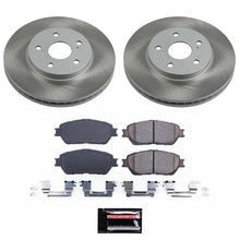 Load image into Gallery viewer, PowerStop Front Semi-Coated Rotor Kit fits 2005-2007 Toyota Avalon / 2005-2006 Toyota Camry / 2004-2010 Toyota Sienna / 20...