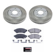 Load image into Gallery viewer, PowerStop Front Semi-Coated Rotor Kit fits 2005-2009 Buick LaCrosse CX / 2005-2007 Buick LaCrosse Cxs / 2005 Buick Terraza...