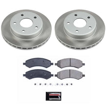 Load image into Gallery viewer, PowerStop Front Semi-Coated Rotor Kit fits 2005-2010 Dodge Dakota / 2006 2007 Mitsubishi Raider Durocross / 2006-2009 Mits...