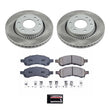 Load image into Gallery viewer, PowerStop Front Semi-Coated Rotor Kit fits 2006-2007 Buick Rainier Cxl / 2006-2009 Chevrolet TrailBlazer / 2006-2009 GMC E...
