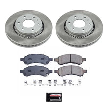 Load image into Gallery viewer, PowerStop Front Semi-Coated Rotor Kit fits 2006-2007 Buick Rainier Cxl / 2006-2009 Chevrolet TrailBlazer / 2006-2009 GMC E...