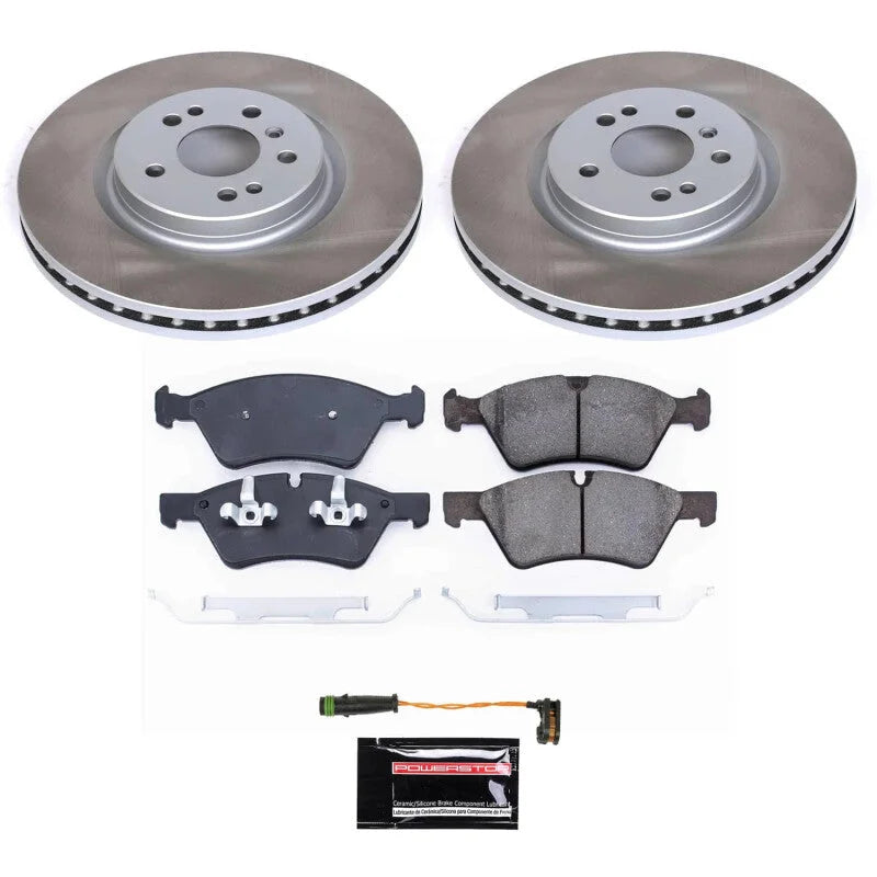PowerStop Front Semi-Coated Rotor Kit fits 2007-2009 Mercedes-Benz ML320 / 2006-2011 Mercedes-Benz ML350 / 2010 2011 Merce...