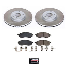 Load image into Gallery viewer, PowerStop Front Semi-Coated Rotor Kit fits 2008-2012 Infiniti EX35 / 2013 Infiniti EX37 / 2011-2012 Infiniti G25 / 2005-20...