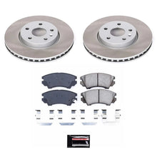 Load image into Gallery viewer, PowerStop Front Semi-Coated Rotor Kit fits 2010-2015 Chevrolet Camaro LS / Saab 9-5 / 2010-2011 Saab 9-5 Aero / 2011 Saab ...